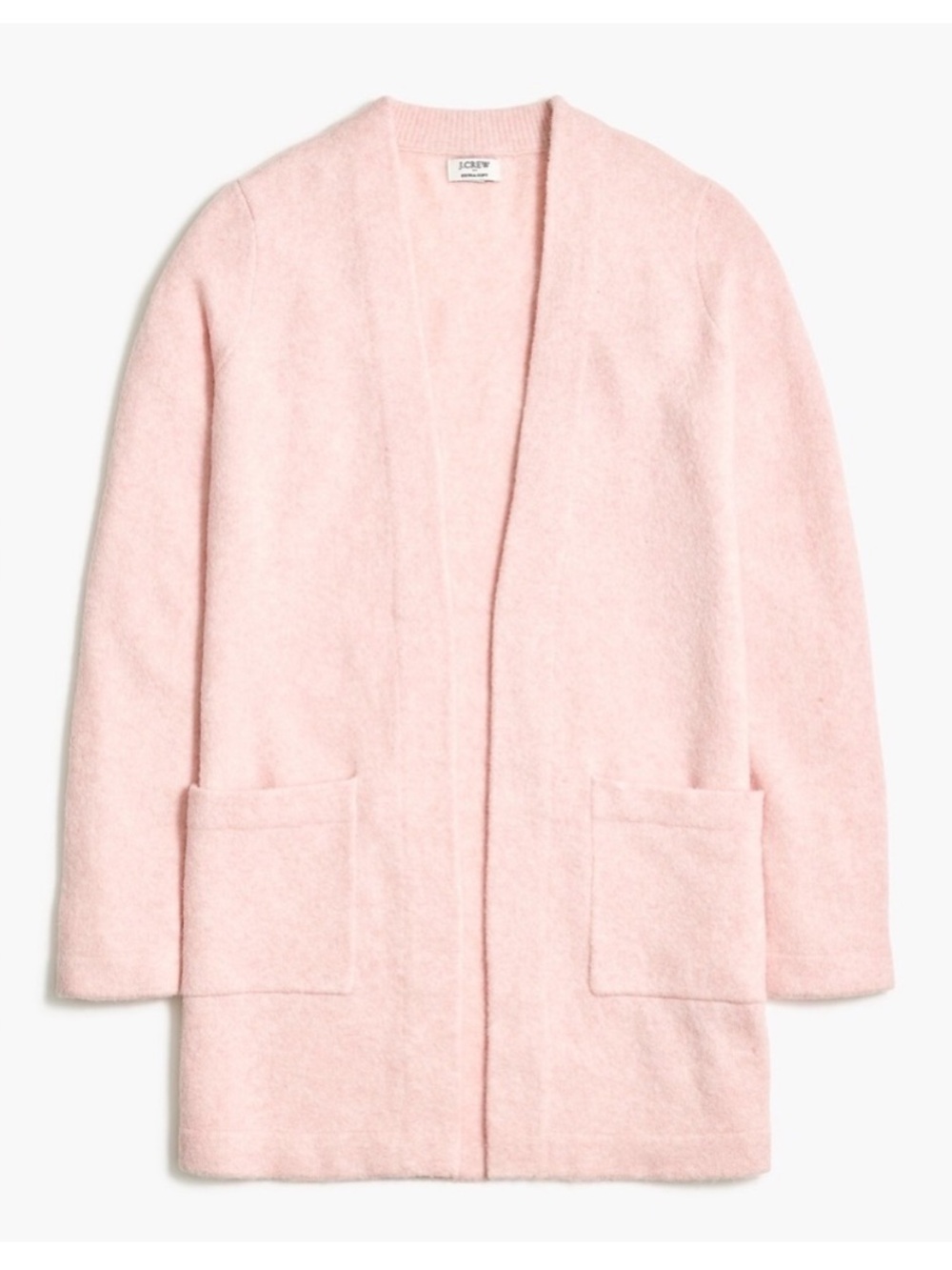 J. Crew Extra Soft long pink cardigan sweater